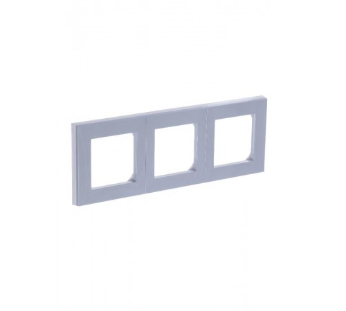 ABB Levit Серый / белый Рамка 3-ая  3901H-A05030 16W  2CHH015030A6016  ABB