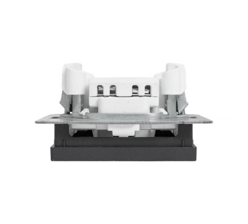 Механизм выключателя, карточный, с подсветкой, чёрный Эпика EKF  UP1-SWB-card  EKF