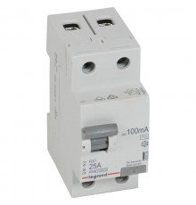 Выключатель дифференциальный (УЗО) RX3 2п 25А 100мА тип AC  402028  Legrand