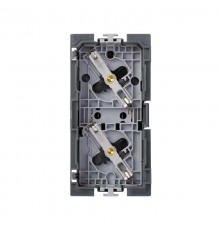 Simon CIMA 500 Розетка двойная 2P+E Schuko, 16А, 250В, клеммы: зажим+винт, 50х100мм, 500 CIMA, база  50002472-039  Simon