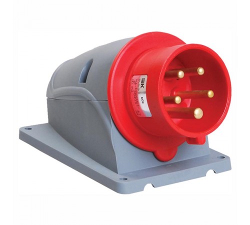 Вилка стационарная ССИ-525 32А-6ч/200/346-240/415В 3Р+РЕ+N IP44 MAGNUM  PSN52-032-5  IEK