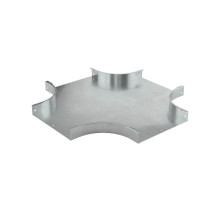 Ответвитель DPX Х-образный горизонтальный 400х35, в комплекте с креп. эл. и соед. пластинами, необходимыми для монтажа, горячеоцинкованный  SXS3540KH