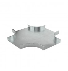 Ответвитель DPX Х-образный горизонтальный 400х35, в комплекте с креп. эл. и соед. пластинами, необходимыми для монтажа, горячеоцинкованный  SXS3540KH