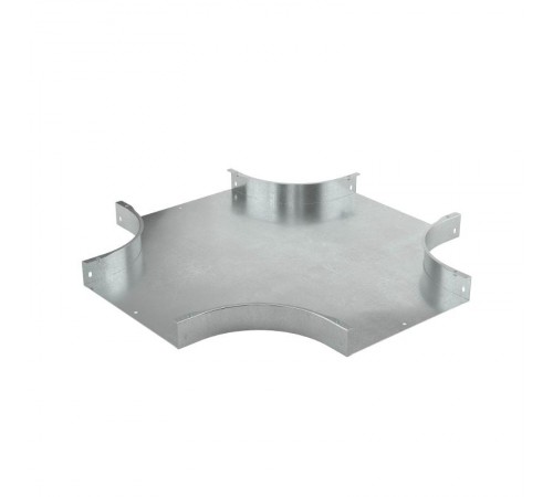 Ответвитель DPX Х-образный горизонтальный 400х35, в комплекте с креп. эл. и соед. пластинами, необходимыми для монтажа, горячеоцинкованный  SXS3540KH