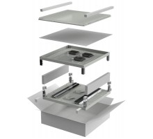 LINEA N Компл. осн. и крыша 600х800мм шкафа 28-47U сер.  LN35-XXX68-Y  ITK