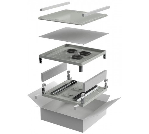 LINEA N Компл. осн. и крыша 600х800мм шкафа 28-47U сер.  LN35-XXX68-Y  ITK