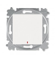 ABB Levit Жемчуг / ледяной Переключатель 1-кл. с подсветкой контрольная  3559H-A25445 68W  2CHH592545A6068  ABB