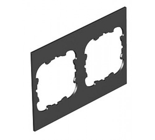 Крышка для напольного бокса Telitank на 2 устройства EK 110x77 мм (ПВХ,черный) (T4B P3S 9011)  7408252  OBO Bettermann