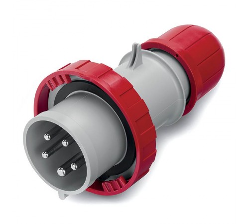 Вилка кабельная с безвинтовыми клеммами IP67 32A 3P+E+N 400В  DIS2183237F  DKC