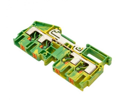 Клеммная колодка пружинная 6 Push-in 4 вывода земля PIT-6-4-pe  EKF