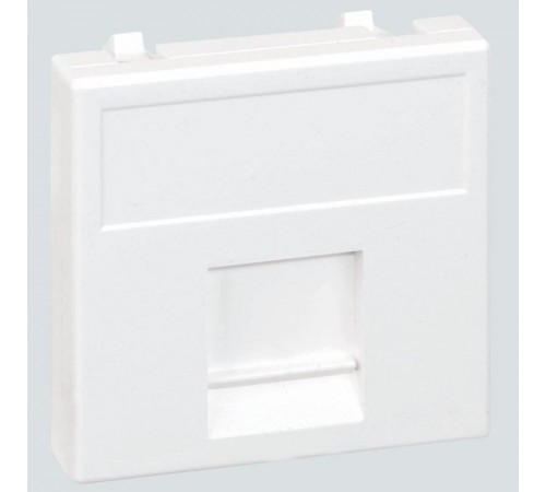 Simon Connect Адаптер универсальный на 1 RJ45 коннектор, модуль К45, с защит.шторками, алюминий  K76-8  Simon