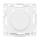 Стокгольм Механизм Розетки 1-местной с/з 16А белый с крышкой и защ. штор. IP44 EKF PROxima  EYR16-028-10-44  EKF