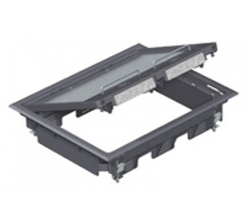 Лючок GES6U (универсальный) 9xModul45 (для 3xUT3, полиамид, бежевый)  7405316  OBO Bettermann