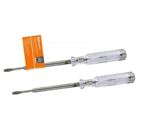 Отвертка-пробник (индикатор) 190 мм, 100-500В "ЭкспертЭлектрик"  SQ1015-0004  TDM