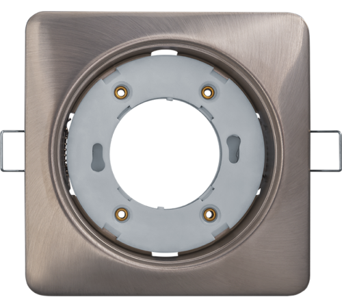 Светильник встраиваемый под лампу GX53 NGX 93 022 NGX-S2-004-GX53 (Квадрат сатин-хром)  93022  Navigator