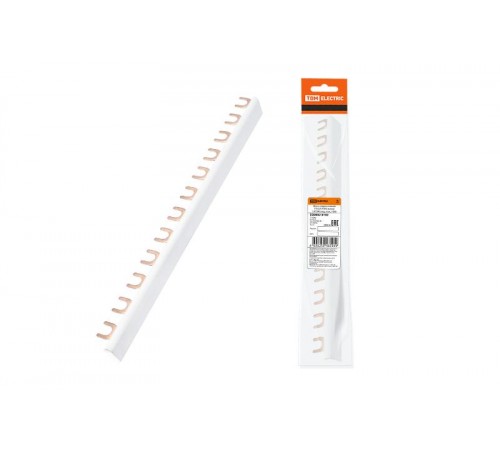 Шина соединительная 1П 63А FORK (вилка) 12FORK (инд. упак.)  SQ0802-0102  TDM