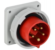 Вилка встраиваемая ССИ-3152 16А-6ч 380В 3P+PE+N IP67  PSR32-016-5-0-67  IEK