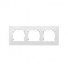 Simon 82 Рамка декоративная, 3 поста, Original, S82 Detail, белый-чёрный  8200630-200  Simon