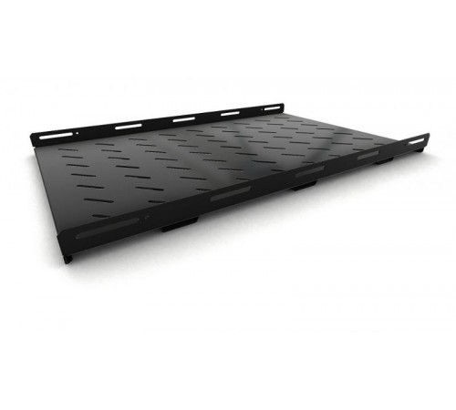 Полка стационарная TSH3H-850-RAL9004 усил.,гл.850мм,с бок.креп.,нагр.до 100 кг,д.шк.сер.TTB,TTBR,485х850мм ,черн.  397133  Hyperline