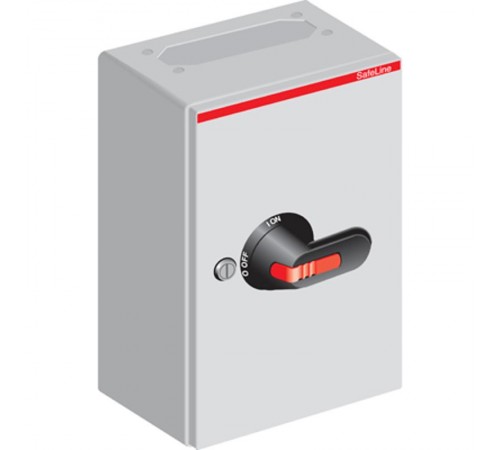 Рубильник в металическом боксе OTL16T3B до 16А 3х-полюсный, 1НО доп. контакт, резьба 2хМ25+М16  1SCA022571R9150  ABB