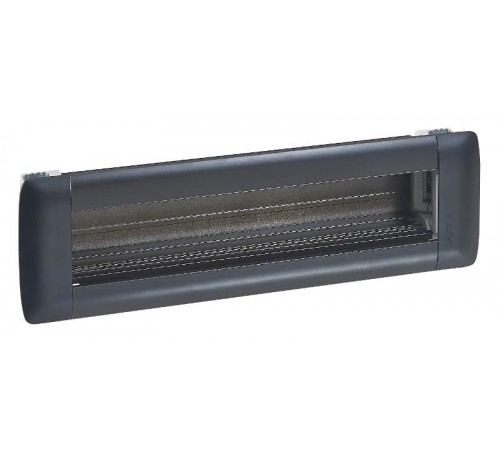 Блок розеток неукомплектованный встраиваемый 8 модулей черный  053562  Legrand