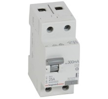 Выключатель дифференциальный (УЗО) RX3 2п 25А 300мА тип AC  402032  Legrand