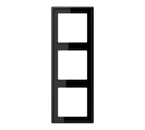 Рамка для вертикальной и горизонтальной установки, 3 поста; дюропласт; черный; LS990  LS983SW  Jung