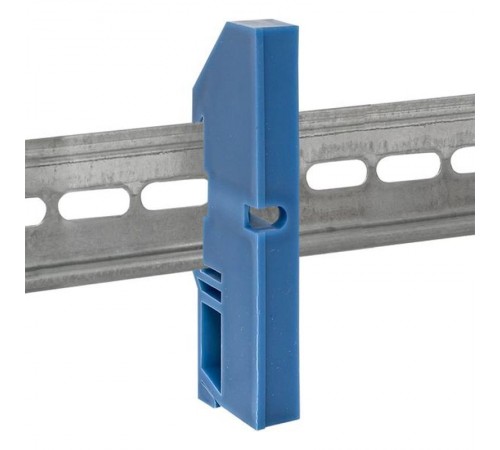 Изолятор на DIN-рейку синий EKF PROxima  ak-1-3  EKF