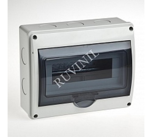 Щиток тусо о/п на 10 мод.с вертик.двер.260х200х107мм  69011  Рувинил