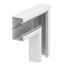 Плоский угол кабельного канала Rapid 80 70x130 мм (ПВХ,светло-серый) (GK-F70130LGR)  6274522  OBO Bettermann