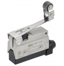 Микровыключатель концевой МП-7124 рычаг с рег. рол. IP40  KKV12-7124-1-64  IEK