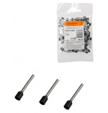 Наконечник-гильза Е1518 1,5мм2 с изолированным фланцем (100шт)  SQ0512-0024  TDM