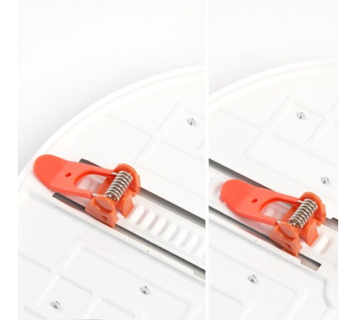 Светильник встраиваемый светодиодный с регулир монтажным диам. (до 210мм) 34W, 6400K ,3400Lm, белый, AL509 с др-ром в/компл  41568  FERON