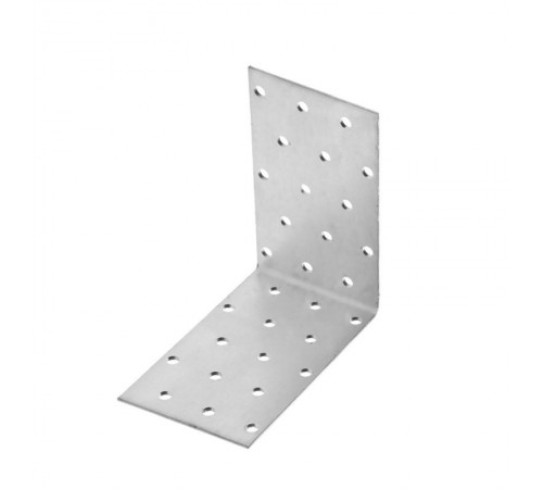 Уголок крепежный равносторонний 60х100х100х2, оцинкованный - накл.  126670  Tech-KREP