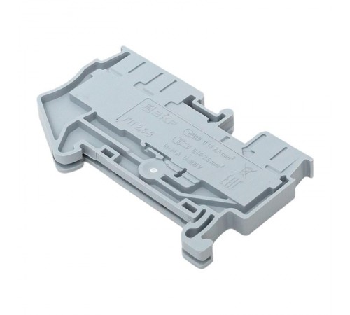 Клеммная колодка пружинная 2,5 Push-in 3 вывода серая PIT-2,5-3  EKF