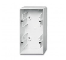 ABB Basic 55 Альп. белый Коробка для открытого монтажа, 2-постовая  1799-0-0975   2CKA001799A0975  ABB