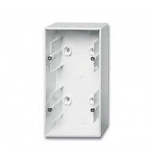 ABB Basic 55 Альп. белый Коробка для открытого монтажа, 2-постовая  1799-0-0975   2CKA001799A0975  ABB