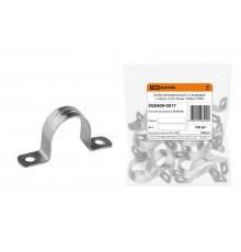 Скоба металлическая 2-х лапковая СМД с внутр. d 25-26 мм (100шт)  SQ0409-0017  TDM