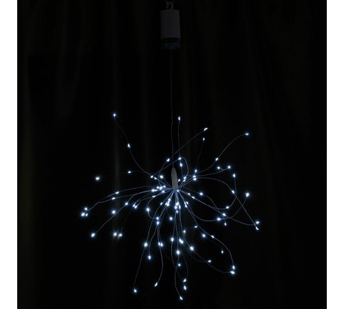 Гирлянда украшение Фейерверк 100 LED 0.3м, 5000K, батарейки 4*АА, IP20, CL595  41655  FERON