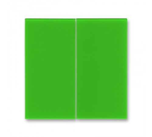 ABB Levit Зелёный Сменная панель на клавиши для выключателя двухклавишного  ND3559H-A447 67  2CHH594470A8067  ABB