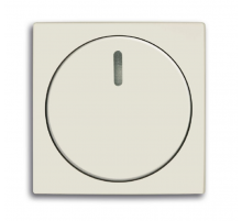 ABB Basic 55 Шале (белый) Накладка светорегулятора поворотного для механизмов диммеров BJE  6599-0-2992   2CKA006599A2992  ABB