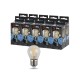 Лампа светодиодная F-LED P45-7W-840-E27 Лампы СВЕТОДИОДНЫЕ F-LED ЭРА (филамент, шар, 7Вт, нейтр, E27)  Б0027949  ЭРА