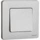 Inspiria Алюминий Переключатель без фиксации (кнопка) с Н.О./Н.З. контактом 6 A С/У без рамки  673692  Legrand