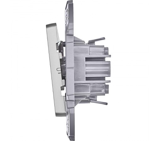 Inspiria Алюминий Переключатель без фиксации (кнопка) с Н.О./Н.З. контактом 6 A С/У без рамки  673692  Legrand