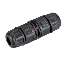 Коннектор прямой NEO-CON-I-2pin-BK (3-7mm, IP67) (Arlight, IP67 Пластик, 3 года)  024936  Arlight