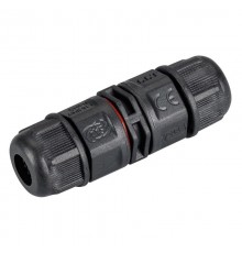Коннектор прямой NEO-CON-I-2pin-BK (3-7mm, IP67) (Arlight, IP67 Пластик, 3 года)  024936  Arlight