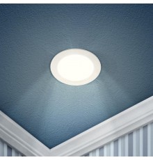 Светильник светодиодный точечный круглый 6W 220V 4000K светодиодный 1-6-4K/1  Б0046903  ЭРА