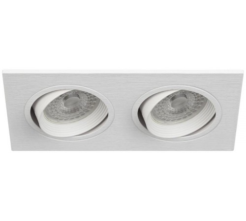 Светильник встраиваемый точечный KL92-2 WH MR16/GU5.3 белый, пластиковый  Б0054375  ЭРА