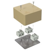 Коробка огнестойкая для кабель-канала 40-0460-FR10.0-6 Е15-Е120 RAL1001 85х85х45 (44 шт/кор) бежевая  40-0460-1001-FR10.0-6  Промрукав
