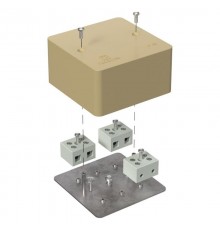 Коробка огнестойкая для кабель-канала 40-0460-FR10.0-6 Е15-Е120 RAL1001 85х85х45 (44 шт/кор) бежевая  40-0460-1001-FR10.0-6  Промрукав